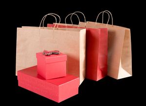Sac d'emballage pour bijoux en papier kraft de haute qualité avec logo personnalisé pour les achats et l'utilisation en supermarché - Product Image 4