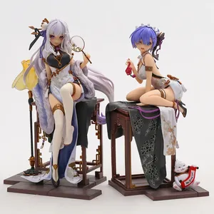 2 Styles 23cm Re Life in a Different World from Zero Rem Elegant Beauty Ver 1/7 Collectible Figure Anime Sexy Beauty Model Toy