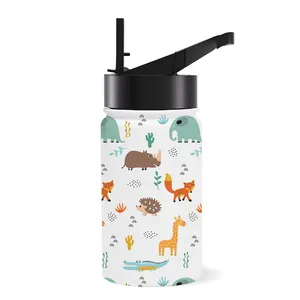 China Supplier Cheap Cute Insulated Water Bottle Custom Stainless Steel Vacuum Cups For Kids