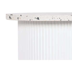 Mesa Auxiliar de Madera MDF con Superficie de Terrazo 40x40x37.5 - Product Image 3