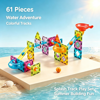 Bloques de Construcción Magnéticos de 5.5CM, Juego de Bolas Magnéticas, 61 Piezas, STEM Educativo, Placas Magnéticas de Viaje, Juguete de Construcción