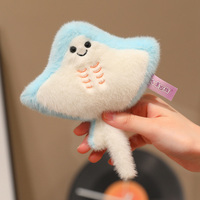 Magnifique Aimant de Réfrigérateur en Peluche Animaux Marins : Hippocampe, Calamar, Phoque, Étoile de Mer – Autocollant Magnétique en Peluche, Jouet en Peluche pour Frigo