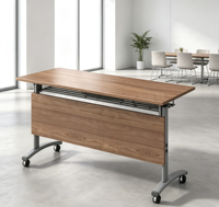 Table de conférence pliante en métal pour l'école, le bureau, la formation et les cours, avec un design moderne et une construction durable