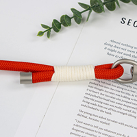 Laisse pour chien en nylon tressé, laisse pour animaux de compagnie en corde résistante, crochet pivotant, anti-emmêlement, durable pour la promenade et l'entraînement des chiens de petite, moyenne et grande taille
