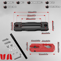Kit de récupération tout-terrain premium robuste pour véhicules 4x4 – Outils d'urgence pour le sauvetage et le remorquage de véhicules en boue, sable et neige