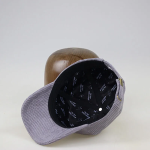 Gorra Snapback Unisex de Pana Lavanda con 6 Paneles, Hebilla Dorada Ajustable, Estilo Casual de Béisbol, Primavera Verano, Marca Personalizada - Product Image 5