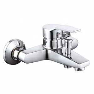 China Supplier Hot Cold Wall Mounted Zinc Shower Water Mixer Bath Faucet