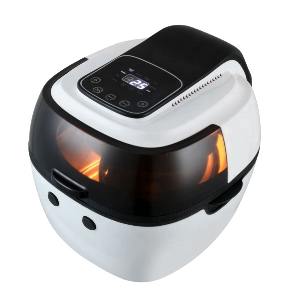 Commercial Electric 6-Liter LCD Display Air Fryer Plastic Digital Control Oil-Free for Household Use