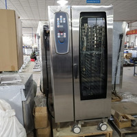 Lianfu atasan meja elektrik Oven Combi Digital, 10 lapisan untuk roti komersial untuk kacang dan jagung peralatan dapur