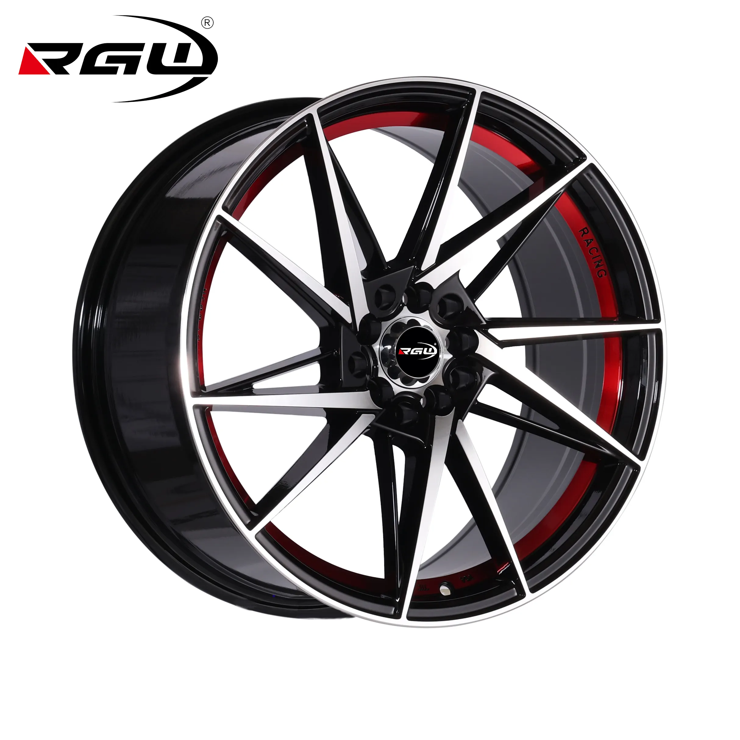 5840 Luxury Aluminum Mag 5 Lug 5x100 14 15 16 17 18 Inch 4 Hole 4x114.3 Car Hoops Sport Alloy Wheel Rims For Car