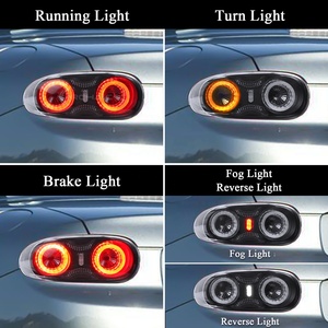 Luz Trasera <span class=keywords><strong>LED</strong></span> Homologada Emark Archaic Plug and Play MX-5 V3 NC2 NC3 para Mazda Miata MK3 MX5 NC 2005-2015 - Product Image 4