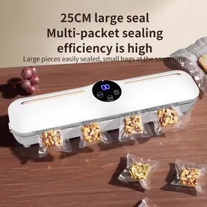 HB-502 Home Use Food Vacuum Sealer Machine For Food Preservaction Automatic Dry And Wet Extraction Kitchen Vacuum Sealer