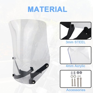Waximoto apto para Husqvarna <span class=keywords><strong>Vitpilen</strong></span> <span class=keywords><strong>401</strong></span> <span class=keywords><strong>Svartpilen</strong></span> <span class=keywords><strong>401</strong></span> Aftermarket PC inyección de plástico parabrisas pantalla escudo - Product Image 4