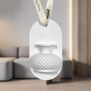 น้ำหอมปรับอากาศแบบแขวนตกแต่งห้องในรถยนต์รูปทรงแจกันที่มีกลิ่นหอมแบบแขวนทำจากหินอโรม่า - Product Image 5