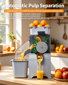 Exprimidor de Naranjas Comercial, Máquina Exprimidora Eléctrica de 100W para el Hogar, Extractor de Limones, Cítricos y Granadas - Product Image 6