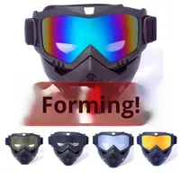 Kacamata Pelindung Wajah Anti Angin Full Frame untuk Sepeda Motor Off-road, Lensa Toric PC, Warna Menarik, Dapat Diganti