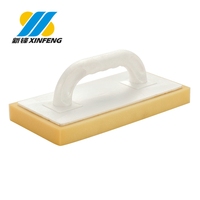 Offre Spéciale : Truelle de finition industrielle en plastique à bords arrondis 280*140/250*130mm avec manche en plastique