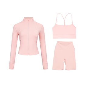 Gilet a Y a cinque punte in tinta unita, con colletto corto alla coreana, traspirante, aderente, slim-fit, per sport e fitness da <span class=keywords><strong>donna</strong></span> - Disponibile - Product Image 2