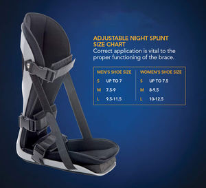 Plantar Fasciitis Penjepit Penopang Kaki Yang Dapat Disesuaikan Cocok untuk Kaki Kanan atau Kiri untuk Menghilangkan Nyeri, Nyeri Kaki dan Peregangan, Sedang - Product Image 3