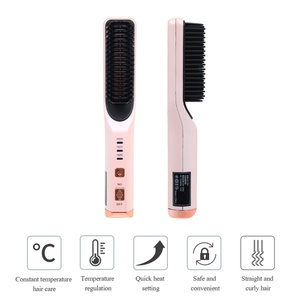 Plancha y Rizador de Pelo Inalámbrico con Peine, Regalo Creativo para Hombre y Mujer - Product Image 5