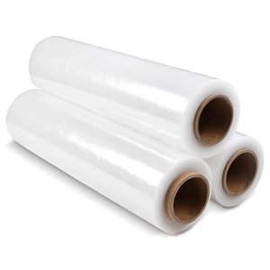 Vendita calda OEM personalizzato Jumbo Roll Packaging morbido Film Stretch LLDPE lucido prezzo competitivo di plastica strizzacervelli autoadesiva - Product Image 1