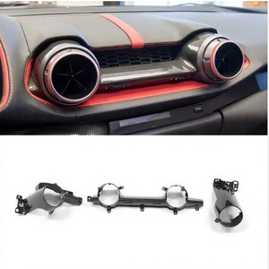 Kit de Interior de Coche de Fibra de Carbono Seca de Alta Calidad, Moldura de Aire Acondicionado, Apto para Ferrari 812 Estilo OME 88752300 888752400 - Product Image 2