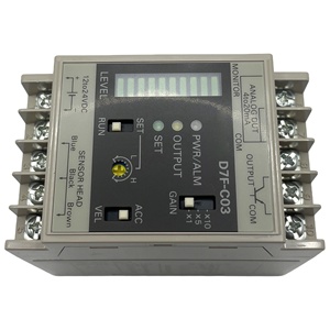 Brand New D7F Series D7F-C03 <b>Vibration</b> Sensor <b>Controller</b> Dual Speed Modes DIN Rail Mounting 4-20mA Output 1 Year - Product Image 3
