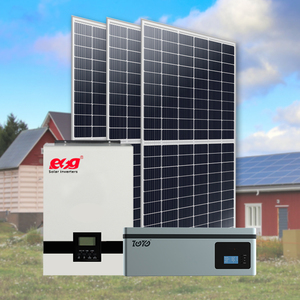 Esg 5KW lai hoàn chỉnh off-lưới nhà năng lượng mặt trời hệ thống điện Kit Lithium Ion pin dự phòng biến tần MPPT cho nhà sử dụng ngoài trời - Product Image 4