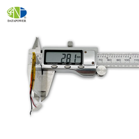 Batería Recargable de Polímero de Litio Directo de Fábrica, Tamaño y Capacidad Personalizables, 3.7V 350mah 500mAh, para Mini Altavoces y Reproductores MP3