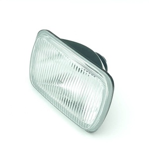 Phare semi-étanche 7 pouces carré 6052 H4, faisceau haut/bas, boîtier métallique noir, kit de phares à faisceau scellé – Meilleur prix - Product Image 2