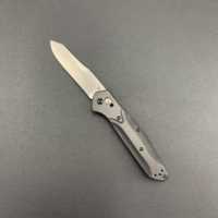 Couteau de chasse pliant B-M 940, acier 8cr18Mov, manche en fibre de carbone, lame droite de qualité industrielle, lame non interchangeable, OEM