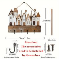 Décoration murale en bois 2D pour intérieur : petite plaque décorative légère à suspendre, idéale pour collectionneurs et amoureux de la décoration intérieure.