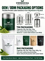Poudre de Matcha en Marque Blanche OEM, Emballage Personnalisé avec Logo, Fournisseur en Gros pour Marques de Thé, Détaillants et Importateurs