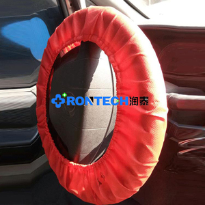 Máquina de fabricación de cubiertas de volante de tela no tejida, personalizada por el cliente para producir cubierta de olla, banda para el pelo y funda de asiento de inodoro - Product Image 6