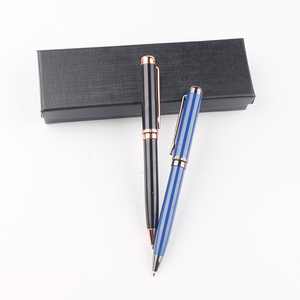 Bolígrafo Metálico Azul de Moda 2024 con Logotipo Grabado - Product Image 5