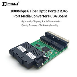 XICOM 1000M ตัวรับส่งสัญญาณไฟเบอร์ออปติกกิกะบิตบอร์ด PCBA ไฟเบอร์เดี่ยวคู่ 5V สำหรับการส่งข้อมูลการสลับเครือข่าย - Product Image 4