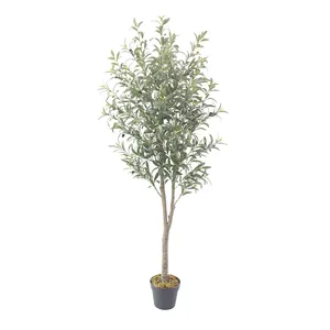 6ft artificial silk olive tree plastic trunk artificial plants for decoration
