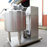 Pasteurisateur professionnel 200L pour lait frais et jus d'œufs, chauffage 12KW, 45-90°C ℃   pour une utilisation continue