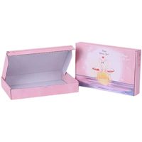Boîtes d'emballage pour vêtements en carton ondulé auto-érectables, écologiques, avec pelliculage mat personnalisé, OEM/ODM, pour petites entreprises et cadeaux