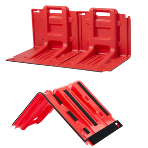 Barrera de Control de Inundaciones en Forma de L de ABS Rojo para Uso en Puertas Domésticas, Diseño Simple - Product Image 3