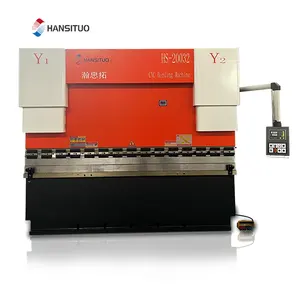 HANSITUO Prensa dobradeira hidráulica CNC totalmente automática de alta qualidade usada em aço inoxidável para venda