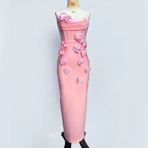 T0152 Strapless galajurk voor dames, elegante dinerjurk - Product Image 5