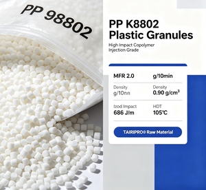 Granulés de copolymère PP K8802, haute résistance, résistance aux basses températures, granulés de résine PP, moulage par injection, granulés de plastique - Product Image 1