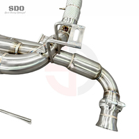 Système d'échappement Catback SDO pour Lamborghini Gallardo 5.0L 2004-2007 en acier inoxydable 1.5MM