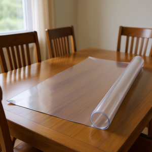 Protector de Mesa Transparente de PVC, 30x60 Pulgadas, 1.5mm de Grosor, Rollo de Cubierta para Escritorio, Protección de Muebles - Product Image 2
