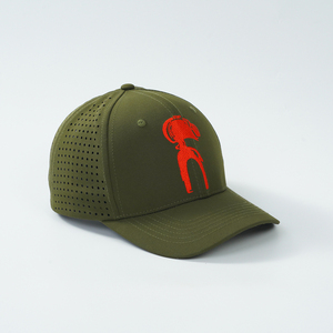 Casquette de baseball personnalisée avec logo brodé, gravure laser, perforations, performance, camouflage, imperméable, sport, golf - Product Image 6