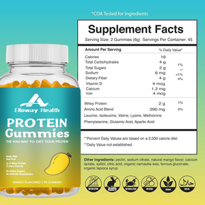 Integratore Alimentare Proteico Gommoso al Gusto di Mango per Dieta Speciale - Product Image 2