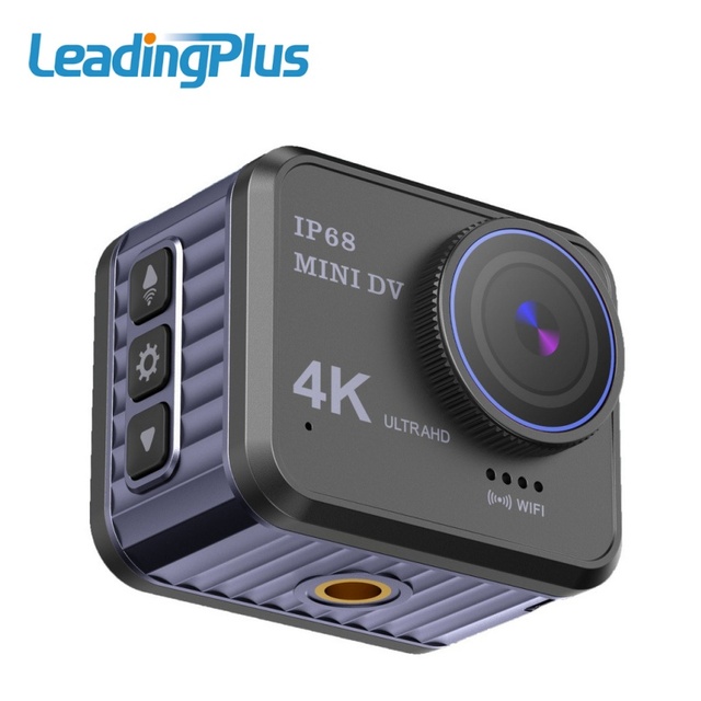 New 4K 60fps Sports Camera WiFi Mini HD Digital Super PC Waterproof Anti-shake Action Camera 170 Wide Angle Built-in LED