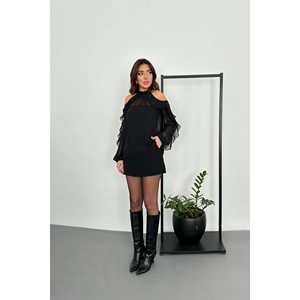 Blusas de Mujer al por Mayor con Hombros Descubiertos, Corte Holgado, Talla XL, Algodón y Chifón de Alta Calidad, Estilo Casual Bohemio para Otoño, Primavera y Verano - Product Image 5