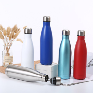 500ml Stainless Steel Double Wall Vacuum Insulated Tumbler Bottle with Handle and Bamboo Wooden Lid Leak-Proof BPA Free - Product Image 4